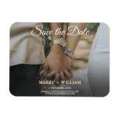 Minimale rendy Vervang de Foto sparen de Datum Kaa Magneet (Horizontaal)