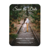 Minimale rendy Vervang de Foto sparen de Datum Kaa Magneet (Verticaal)