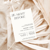 Minimale repetitie - binnenste uitnodiging | Nacht