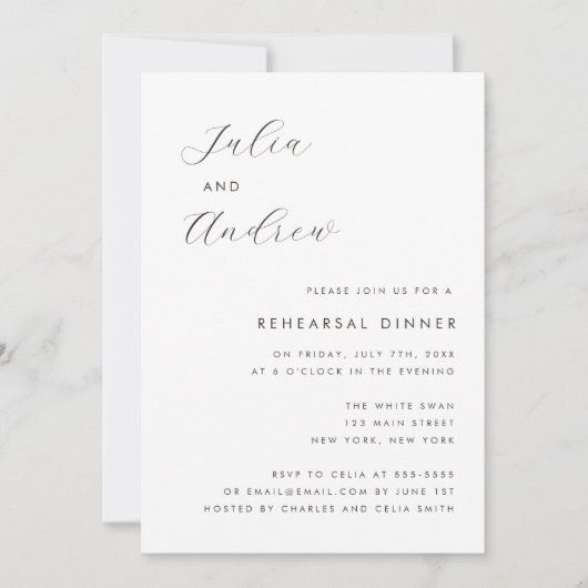 Minimale repetitie van namen kaart (Voorkant)