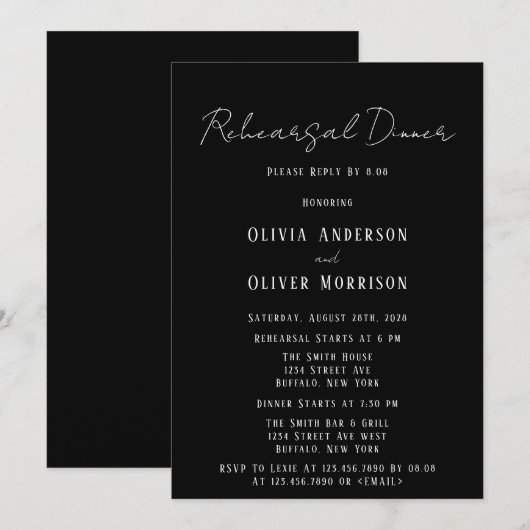 Minimale repetitie voor zwart-wit Stropdas in Kaart (Voorkant / Achterkant)