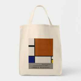 Minimale replicatie Comp II BBY GroceryTote Tote Bag