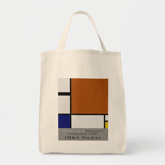 Minimale replicatie Comp II BBY GroceryTote Tote Bag (Voorkant)