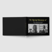 Minimale retro-begrafenisfoto in liefdevol geheuge gastenboek (Volledig)