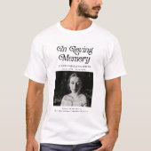 Minimale retro-begrafenisfoto in liefdevol geheuge t-shirt (Voorkant)