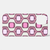 Minimale retro-handgetekende geometrische vierkant Case-Mate iPhone case (Achterkant (horizontaal))