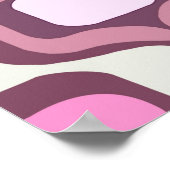 Minimale retro-handgetekende geometrische vierkant poster (Hoek)