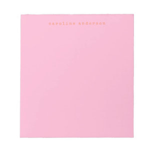 Minimale retro-typeschrijflettertype - Aangepaste  Notitieblok