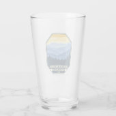 Minimale retro van het nationaal park Great Smoky  Glas (Achterkant)