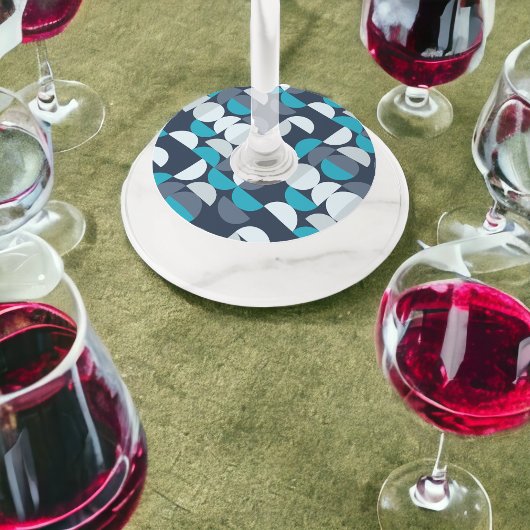 Minimale retro wijnglaslabel