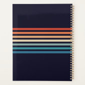 Minimale retrorstripes planner (Achterkant)