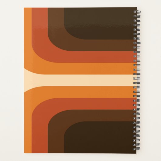 Minimale retrorstripes planner (Achterkant)