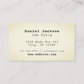 Minimale rimpels voor groene rimpels voor crème Ra Visitekaartje (Achterkant)