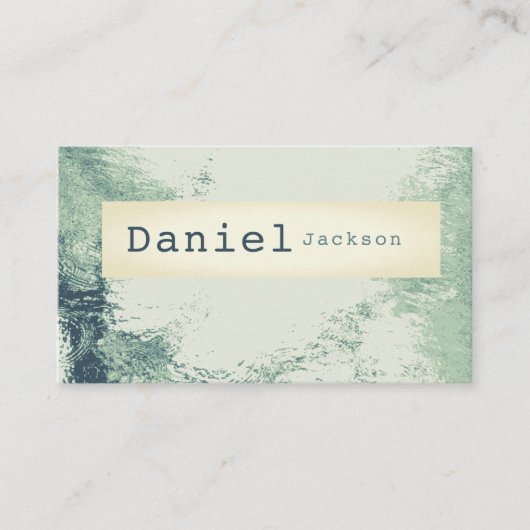 Minimale rimpels voor groene rimpels voor crème Ra Visitekaartje (Voorkant)