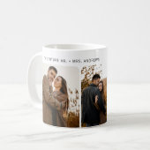 Minimale ring in het nieuwe jaar Verloving Koffiemok (Voorkant links)