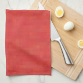 Minimale rode abstracte, moderne vormgeving theedoek (Quarter Fold)