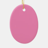 Minimale rode en roze eitjes paaskeramisch Ornamen Keramisch Ornament (Achterkant)