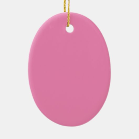 Minimale rode en roze eitjes paaskeramisch Ornamen Keramisch Ornament (Achterkant)