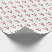 Minimale Rode Kerstmis Pakket Cadeaus Cadeaupapier (Hoek)