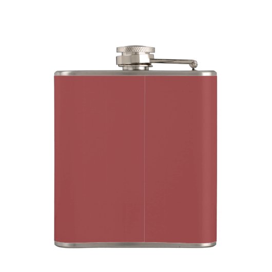 Minimale Rode Monogram Heupfles (Achterkant)