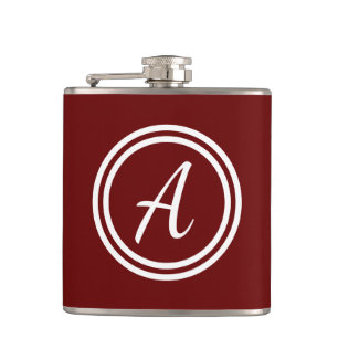 Minimale Rode Monogram Heupfles