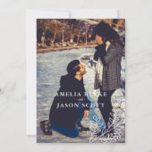 Minimale rode roze op de Uitnodiging van de Kleur  (Achterkant)