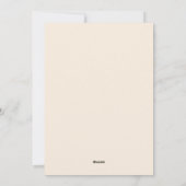 Minimale  rode typografische verzendwensen feestdagenkaart (Achterkant)