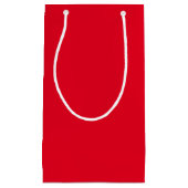 Minimale rode vaste, elegante, klassieke chic klein cadeauzakje (Voorkant)