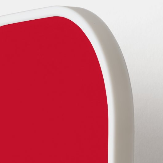 Minimale rode zwarte pickleball paddle (Links Detail)