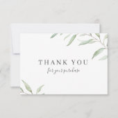 Minimale roestvrijere logo voor uw bedrijf kaart (Voorkant)