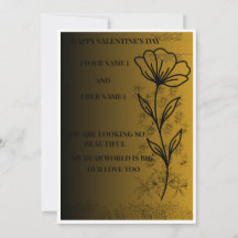 Minimale romantische liefdesgroet