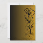 Minimale romantische liefdesgroet kaart (Achterkant)