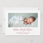 Minimale Rood meer de aankondiging van de Merrier  (Achterkant)