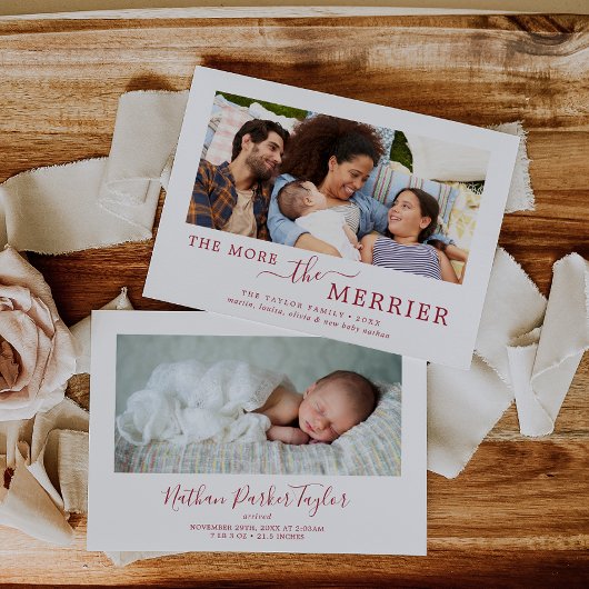 Minimale Rood meer de aankondiging van de Merrier 