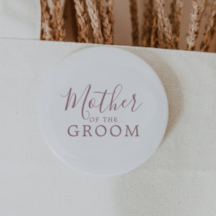 Minimale RoseGold-moeder van het Groom-Vrijgezelle Ronde Button 5,7 Cm