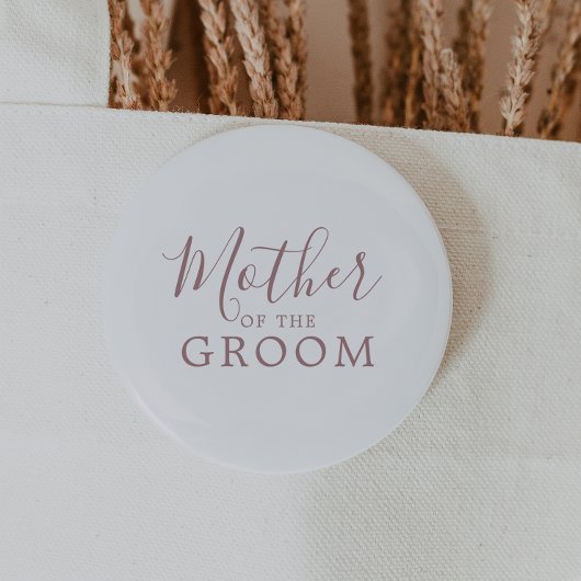 Minimale RoseGold-moeder van het Groom-Vrijgezelle Ronde Button 5,7 Cm