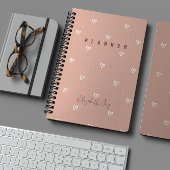 Minimale roze harten  planner