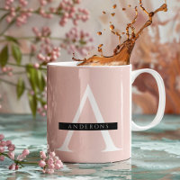 Minimale roze roze gepersonaliseerde naam