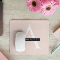 Minimale roze roze gepersonaliseerde naam