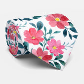 Minimale roze roze Waterverf Stropdas (Opgerold)