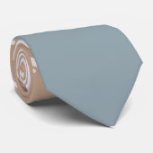 Minimale roze tan en witte Stropdas (Opgerold)