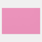 Minimale roze vaste, moderne elegante chic inpakpapier vel (Voorkant 3)