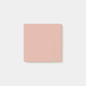 Minimale, roze, zachte kleur post-it® notes (Voorkant)