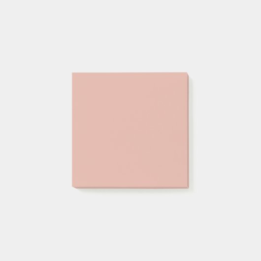 Minimale, roze, zachte kleur post-it® notes (Voorkant)
