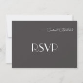 Minimale RSVP-kaart Kaart (Voorkant)