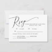 Minimale RSVP-Kaart RSVP Kaartje (Voorkant)