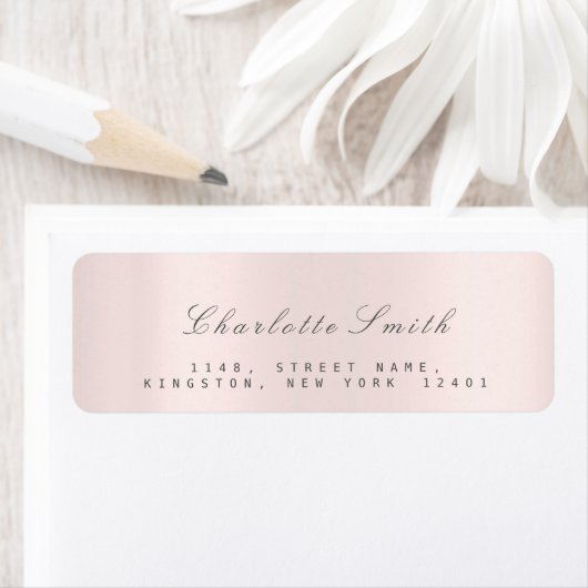 Minimale RSVP Roze Roze Roze de Etiketten van het  (Insitu)