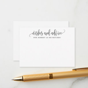 Minimale rusttijden voor kalligrafie advieskaart