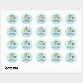 Minimale Safari Wild One Ronde Sticker (Vel)