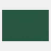Minimale Sage Forest Donkergroene vaste kleuren Inpakpapier Vel (Voorkant 3)